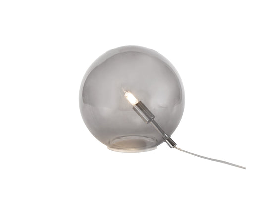 Stubbs Table Lamp, 1 x G9, Polished Chrome and Smoked Glass