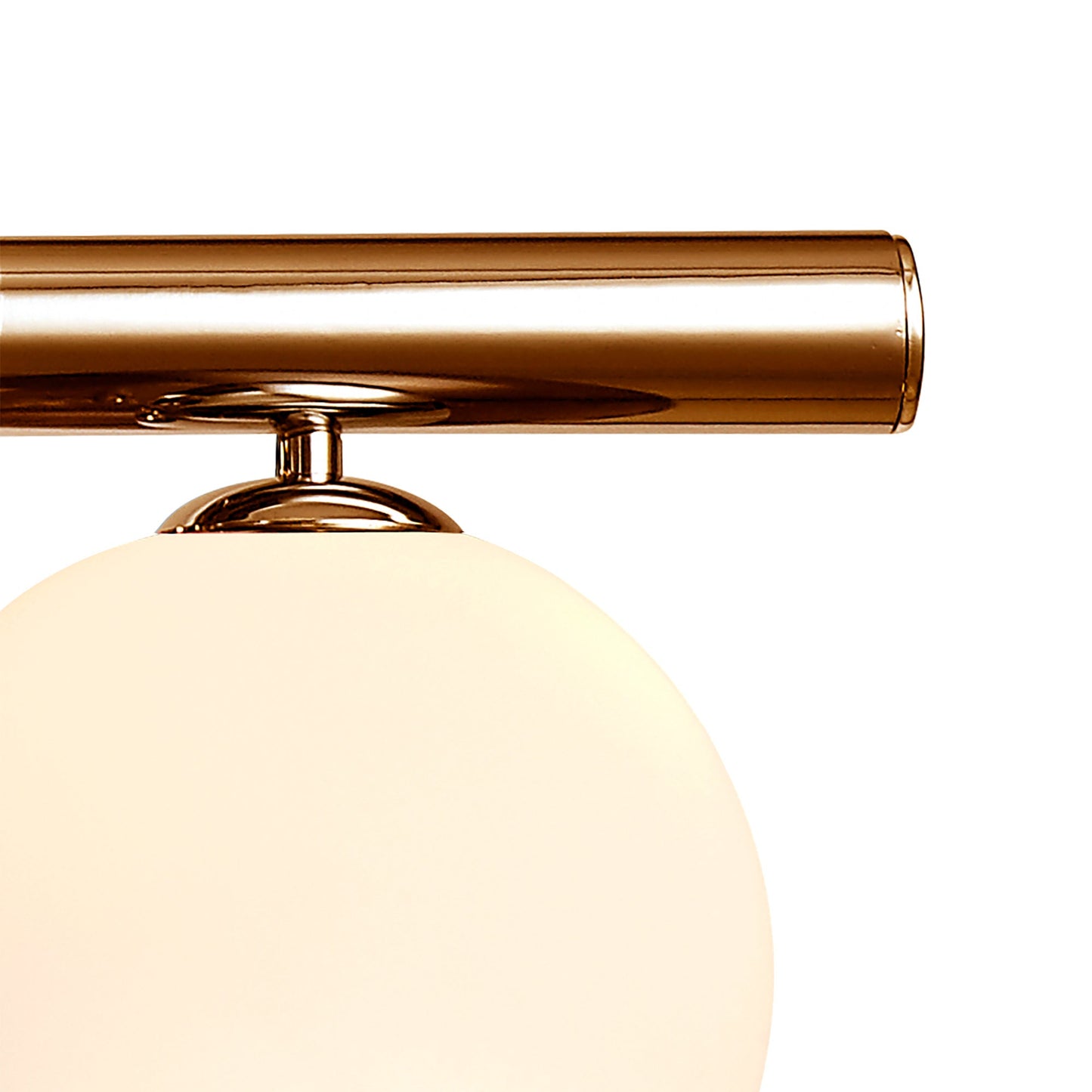 Stubbs Linear Pendant , 7 x G9, Antique Copper, Opal & Copper Glass