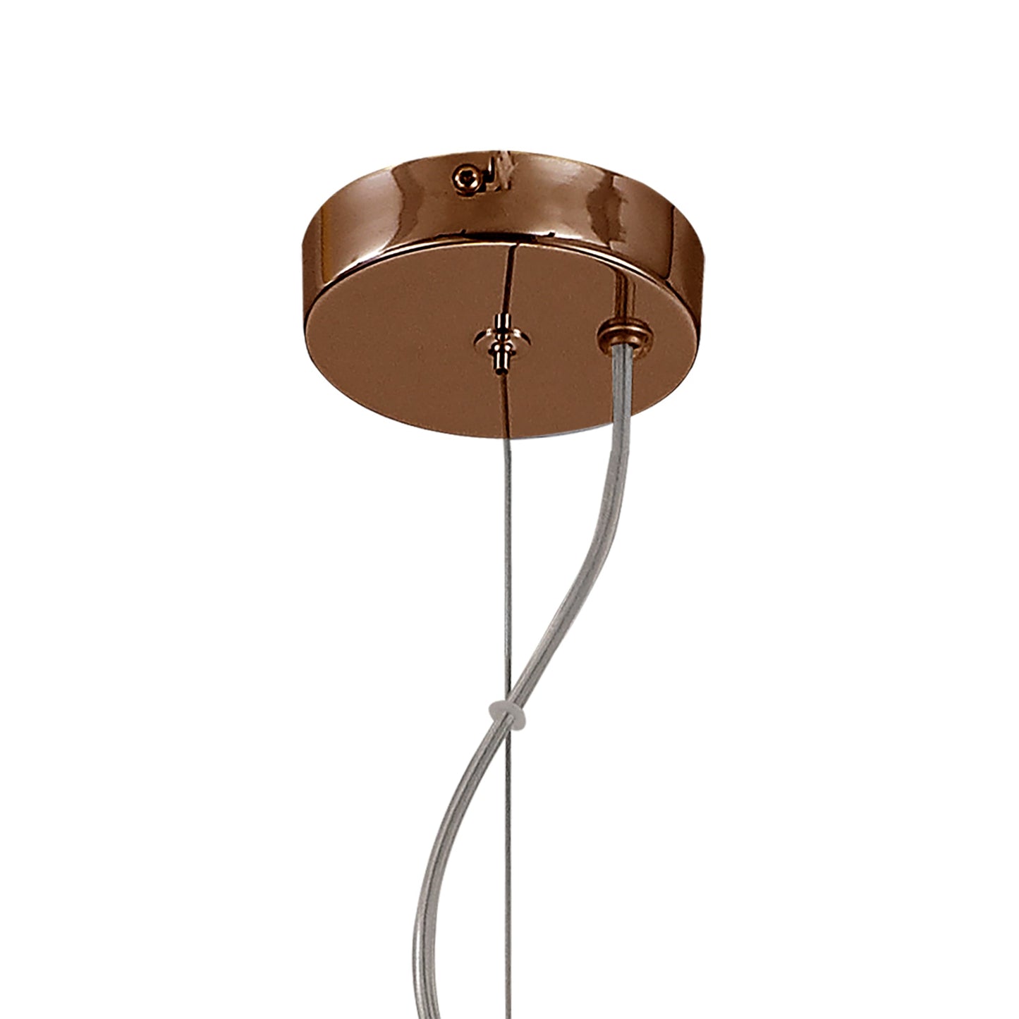 Stubbs Pendant, 5 x G9, Antique Copper and Opal & Copper Glass