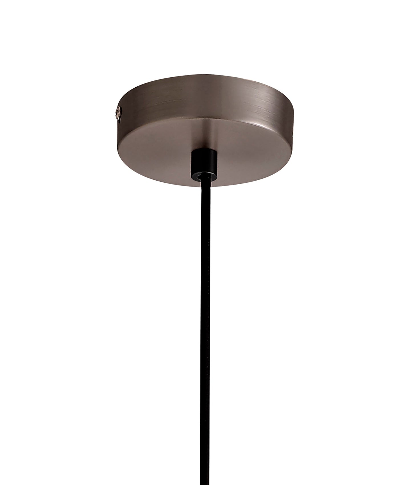Talbot Single Pendant, 1 Light Adjustable E27, Satin Nickel