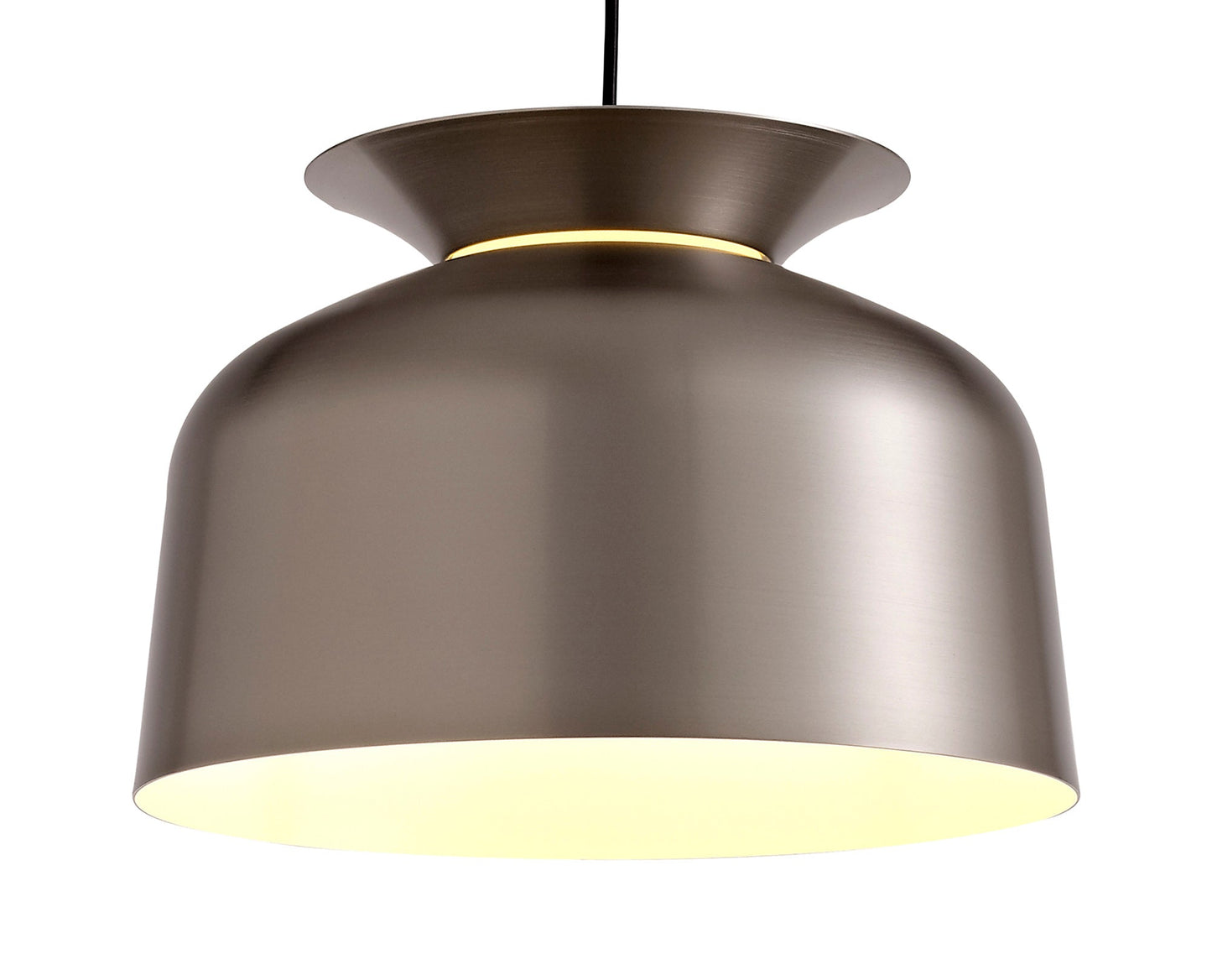 Talbot Single Pendant, 1 Light Adjustable E27, Satin Nickel