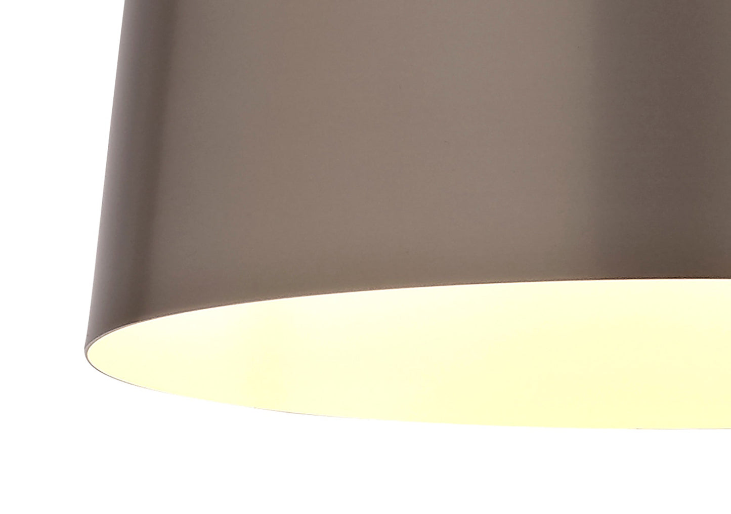 Talbot Single Pendant, 1 Light Adjustable E27, Satin Nickel