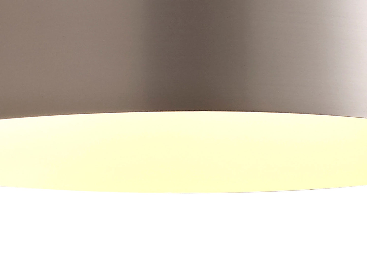 Talbot Single Pendant, 1 Light Adjustable E27, Satin Nickel