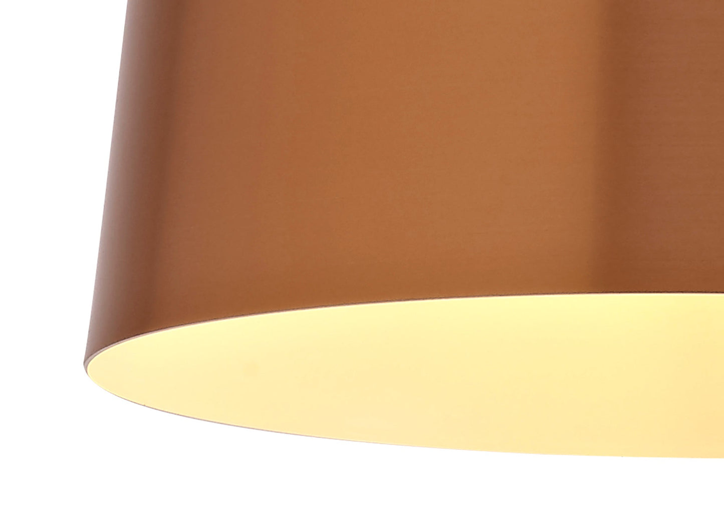 Talbot Single Pendant, 1 Light Adjustable E27, Copper