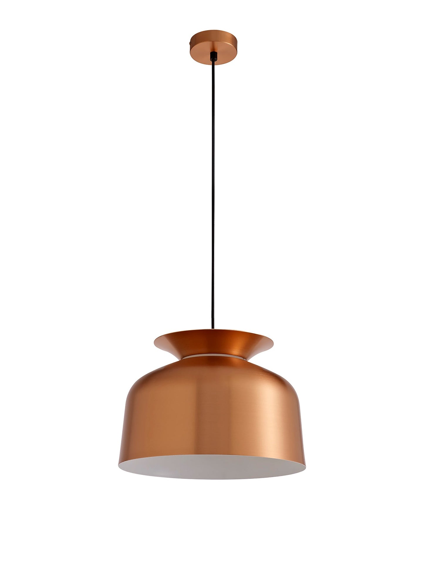 Talbot Single Pendant, 1 Light Adjustable E27, Copper