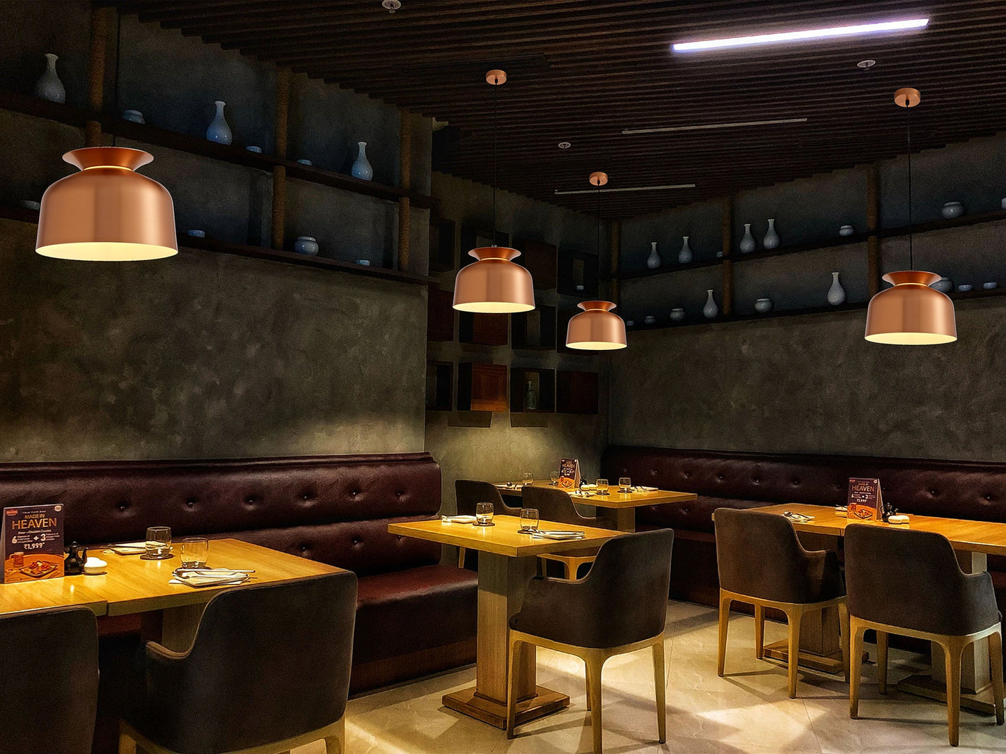 Talbot Single Pendant, 1 Light Adjustable E27, Antique Bronze