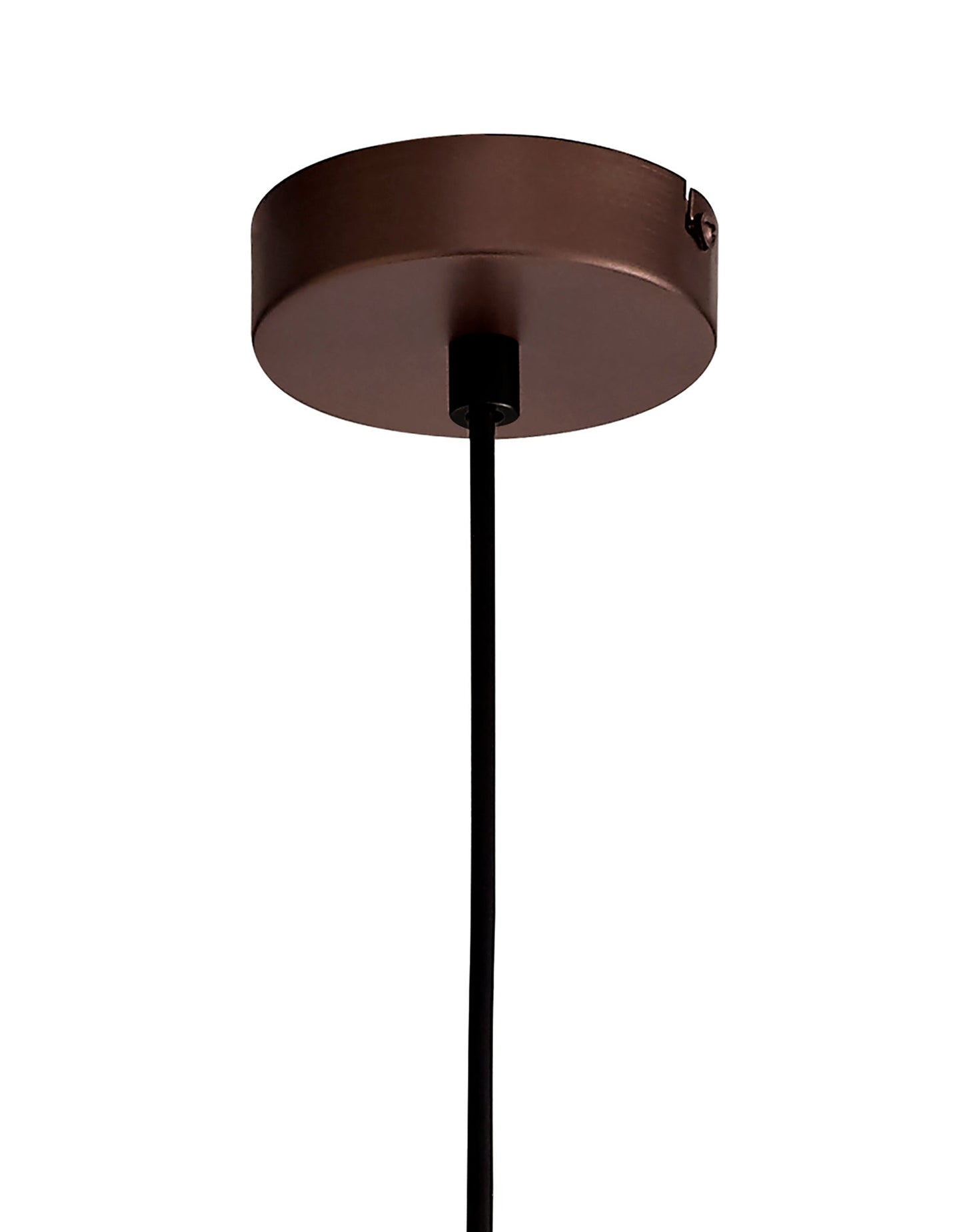 Talbot Single Pendant, 1 Light Adjustable E27, Gloss Coffee