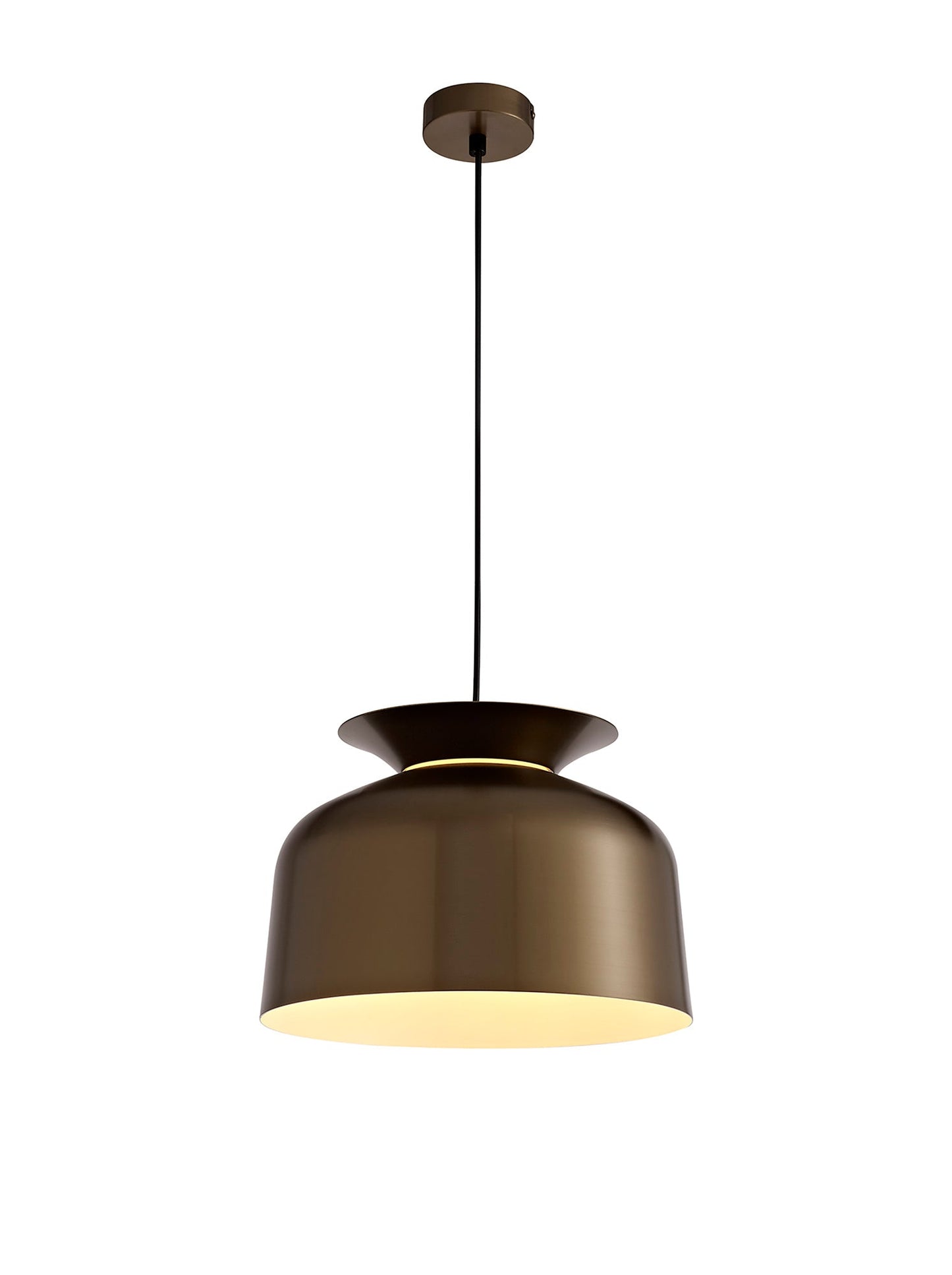 Talbot Single Pendant, 1 Light Adjustable E27, Antique Bronze