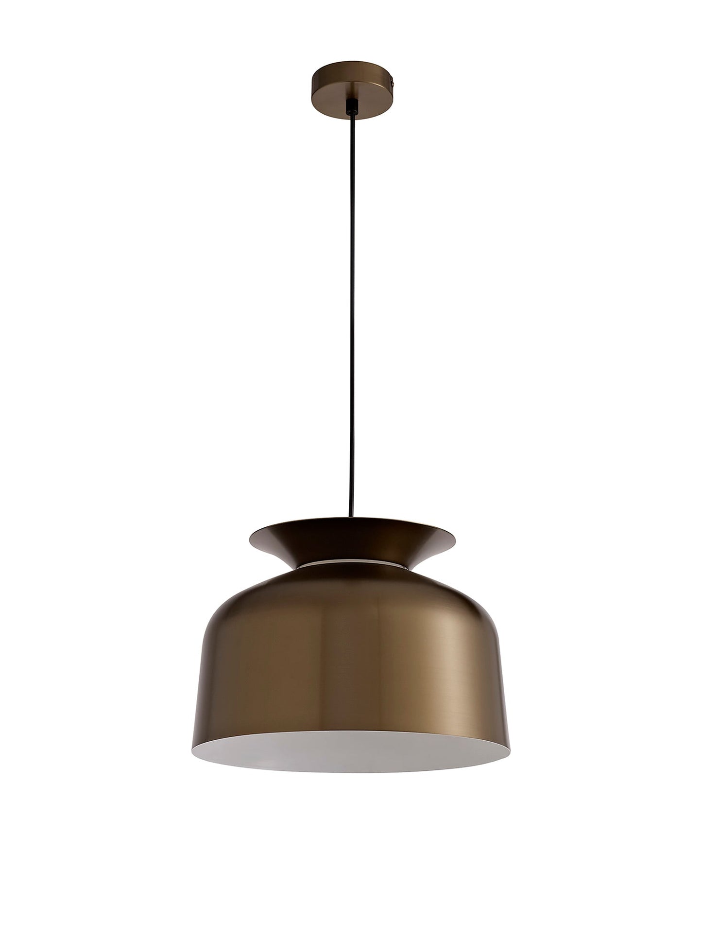 Talbot Single Pendant, 1 Light Adjustable E27, Antique Bronze