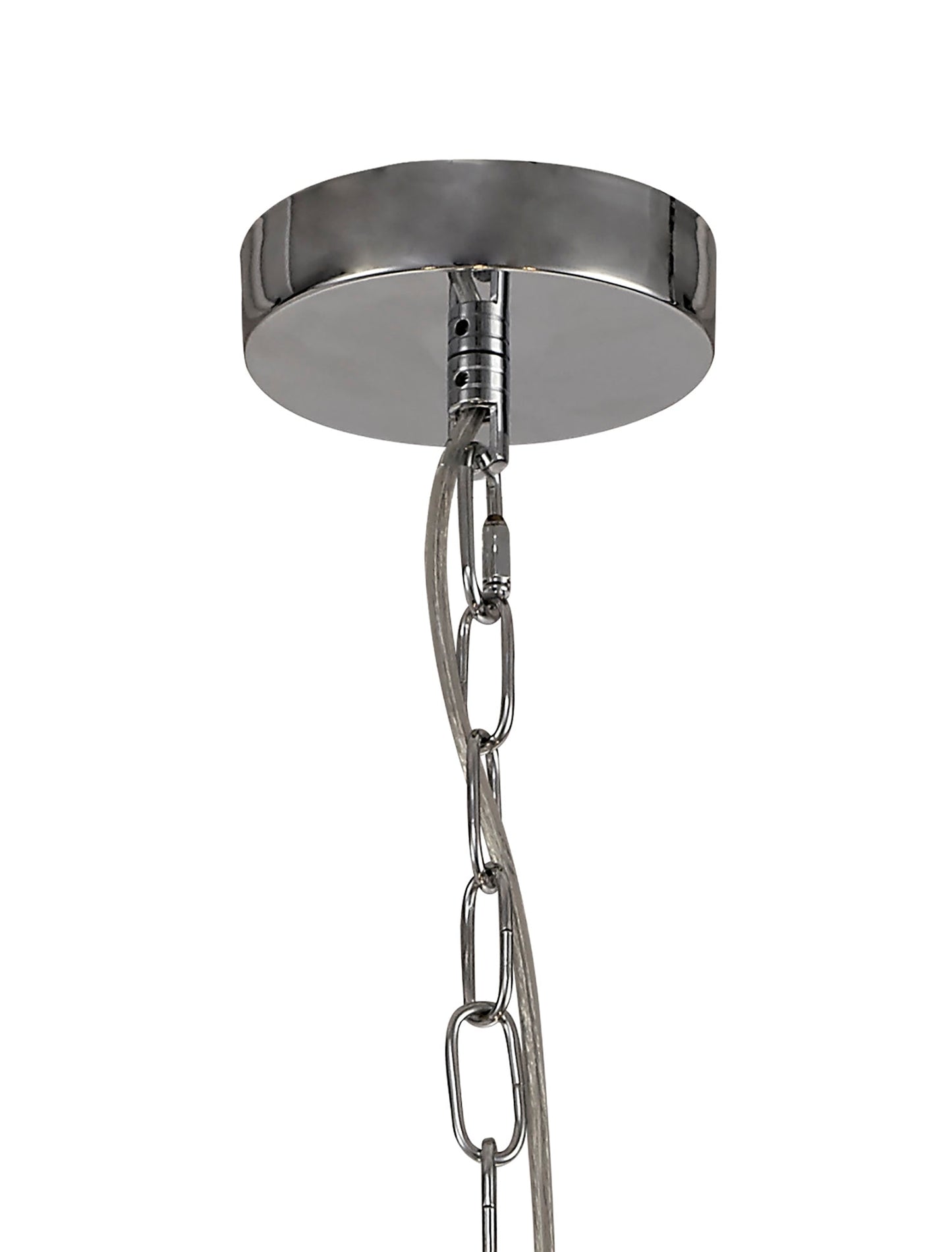 Tarporley Pendant, 4 Light E27, Polished Chrome