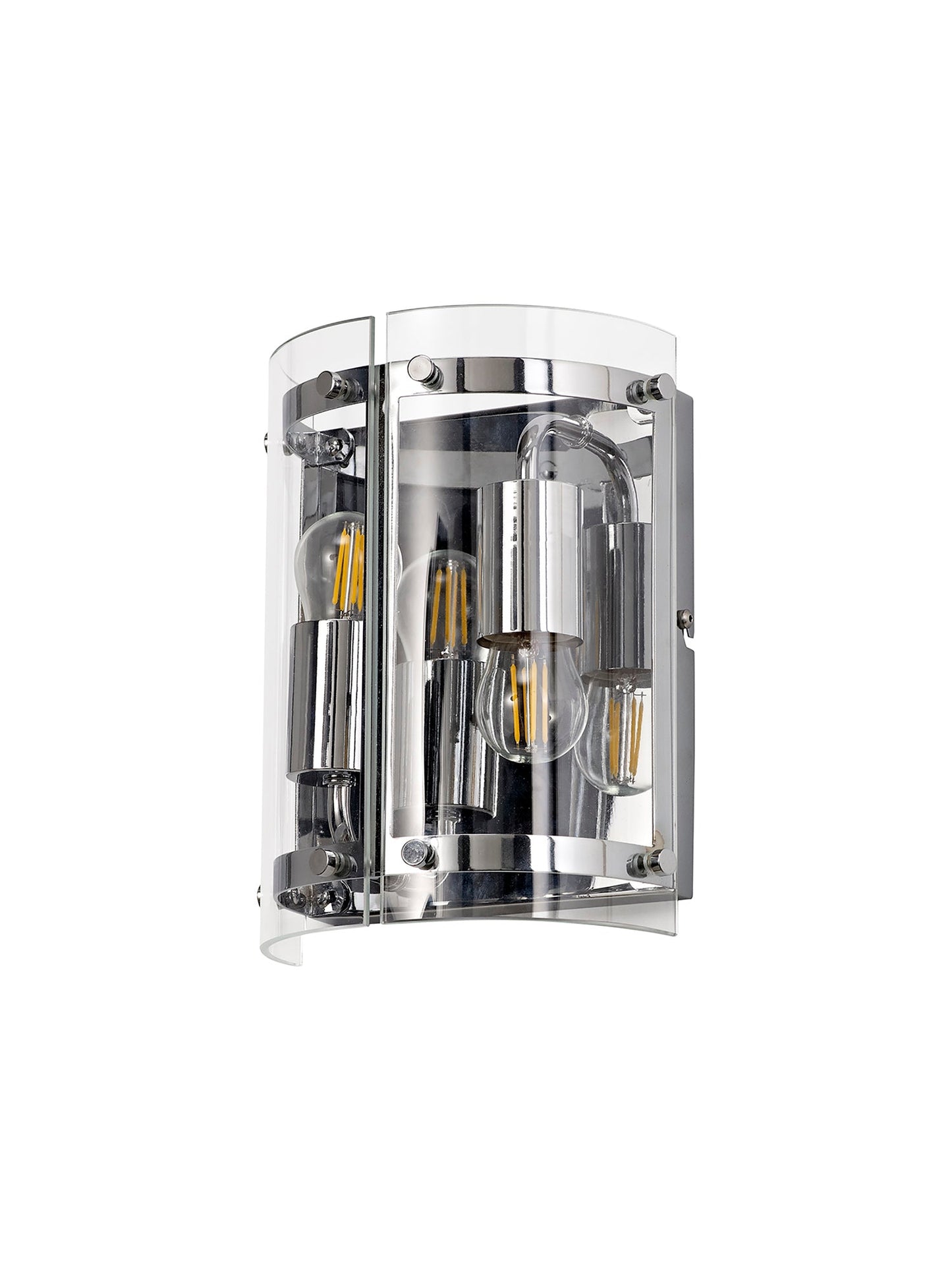 Tarporley Wall Light, 2 Light E27, Polished Chrome