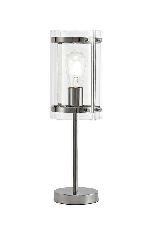 Tarporley Table Lamp, 1 Light E27, Polished Chrome
