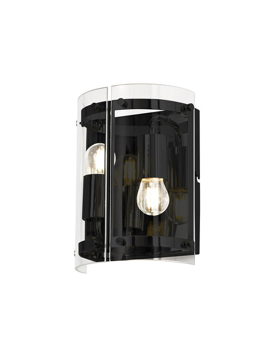 Tarporley Wall Light, 2 Light E27, Matt Black