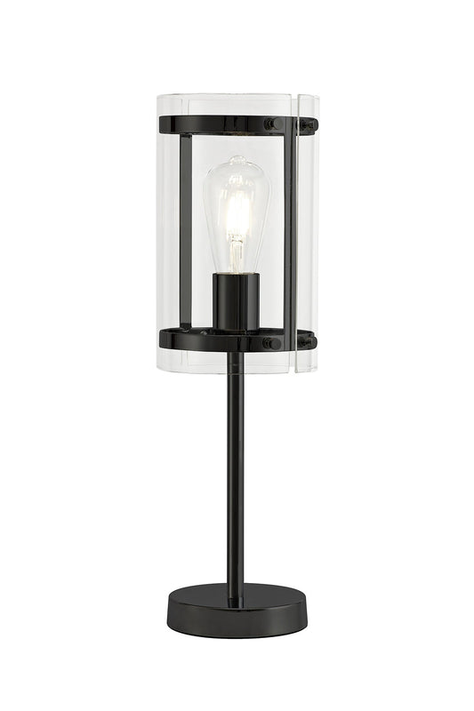 Tarporley Table Lamp, 1 Light E27, Matt Black