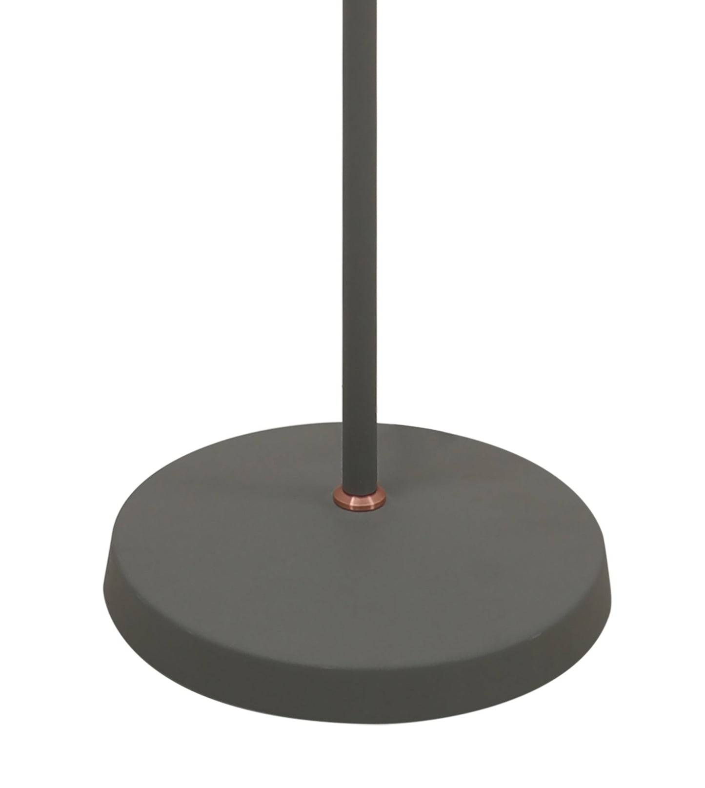 Toft Adjustable Floor Lamp, 1 x E27, Sand Grey and Copper and White