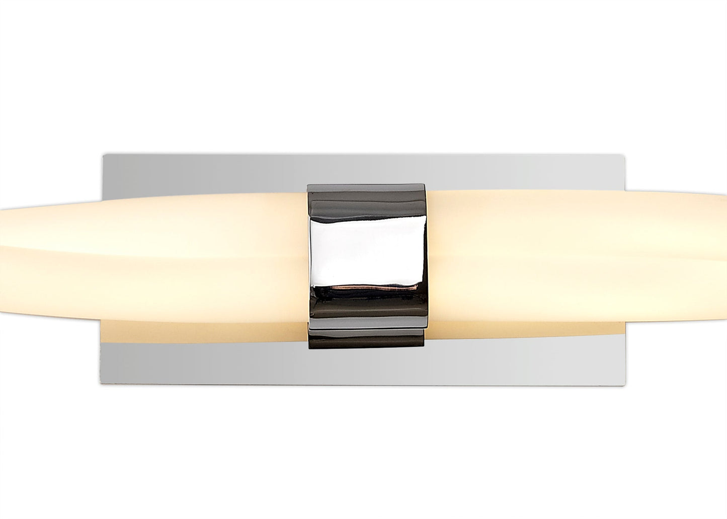 Trafford Wall Lamp Large, 2 x 10W LED, 3000K, 1400lm, IP44, Polished Chrome, 3yrs Warranty