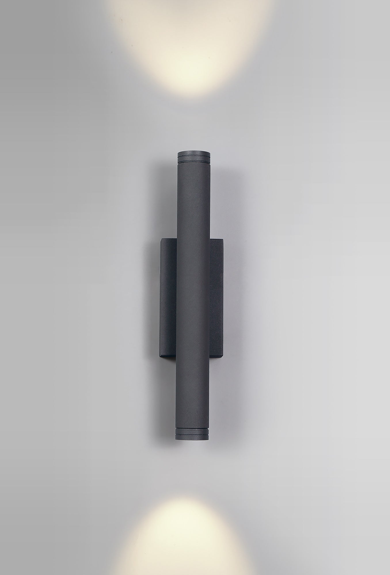 West Wall Lamp, 2 x 3W LED, 3000K, 300lm, IP54, Dark Grey, 3yrs Warranty